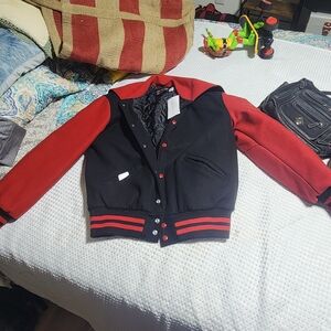 DELONG NWT WOMENS SZ MEDIUM WOOL VARSITY DEFENDER JACKET COAT